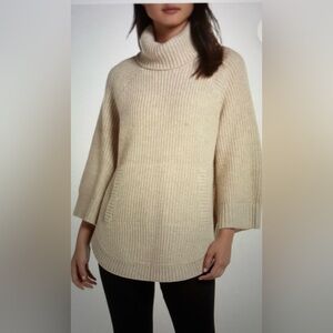 UGG “Raelyn” L Cream Cowl Neck Wool Blend Sweater
